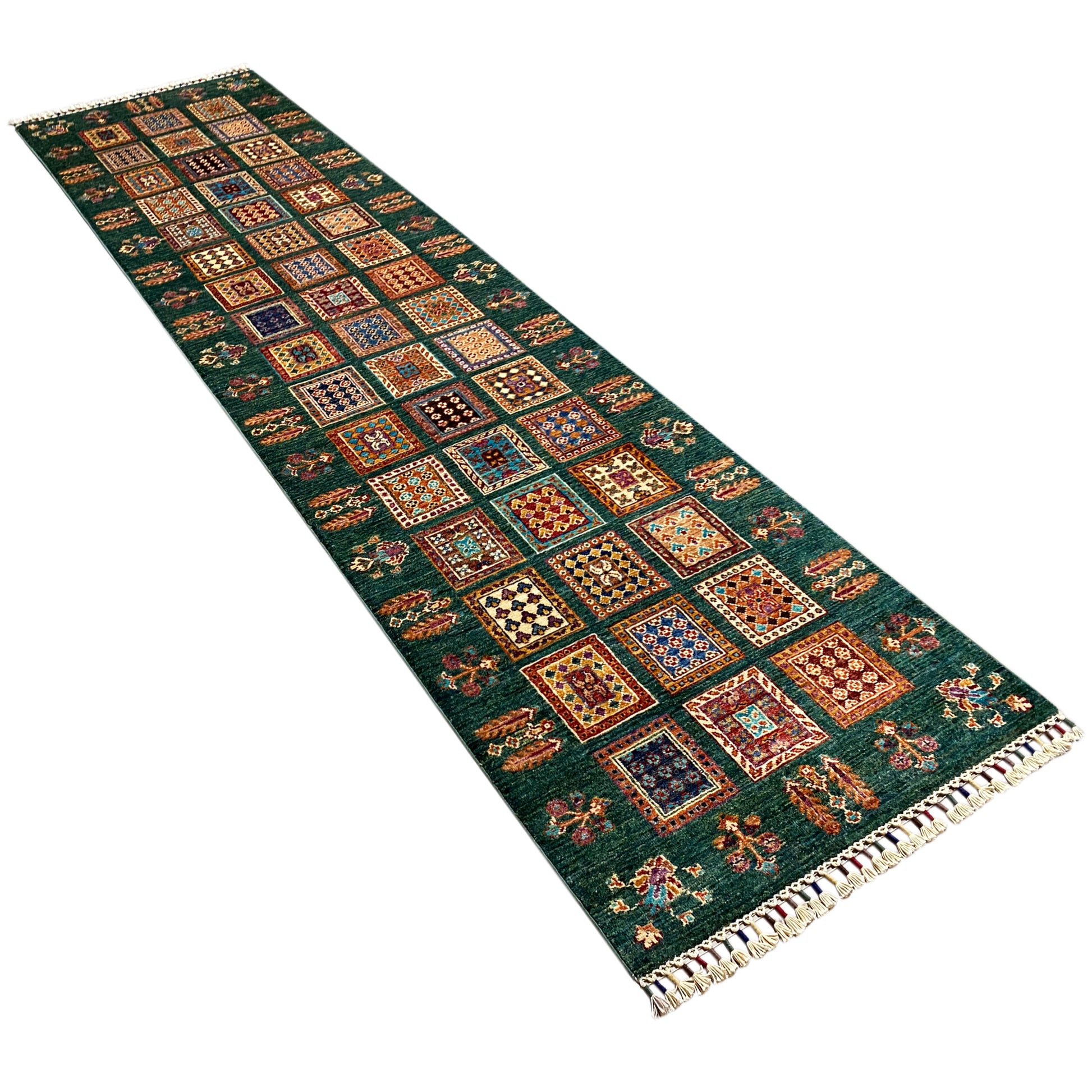 Handgeknüpfter Khorjin Läufer 312x84 cm - German Carpet Shop