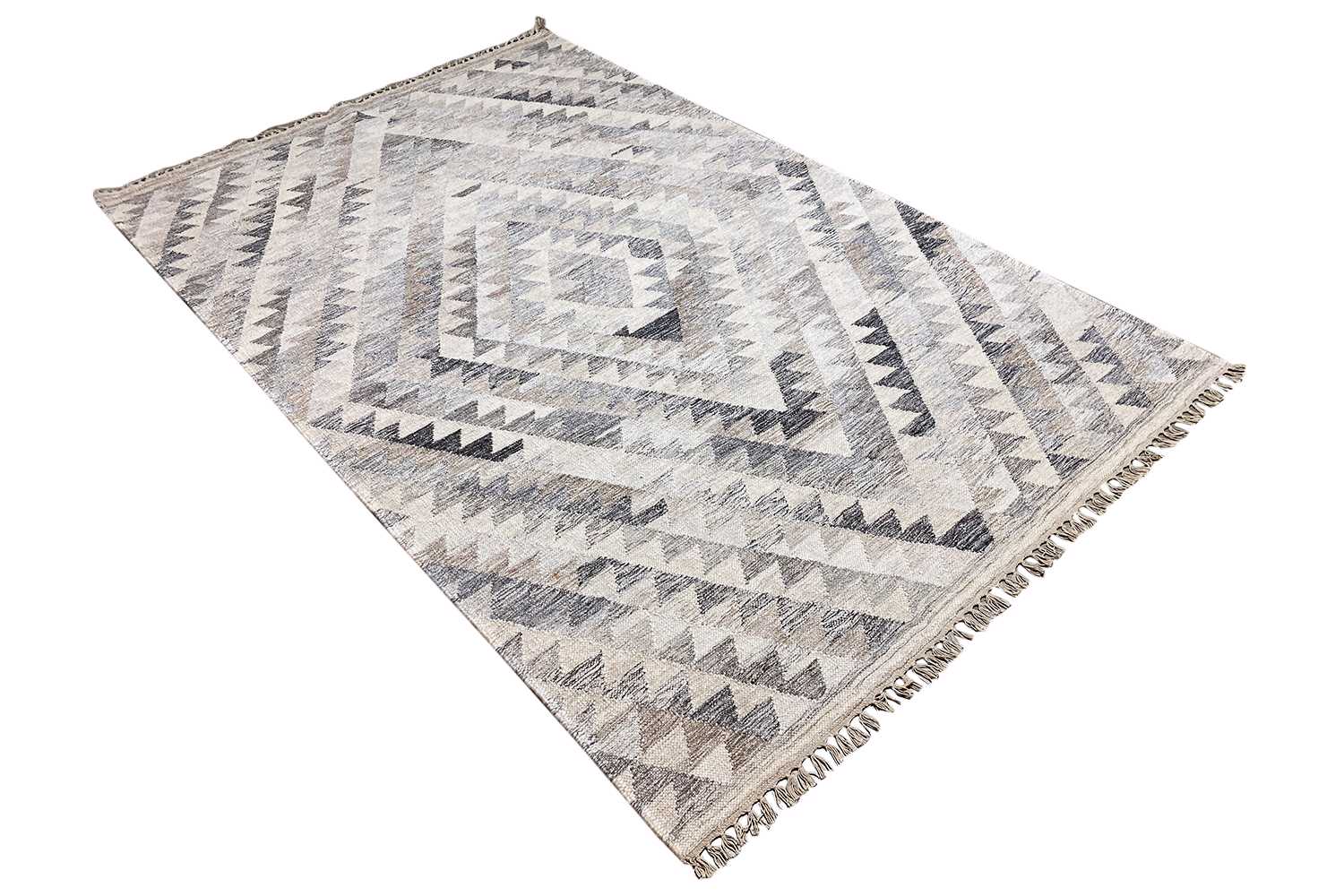 Moderne Kelim - Dhurrie - (237x155 cm) - German Carpet Shop