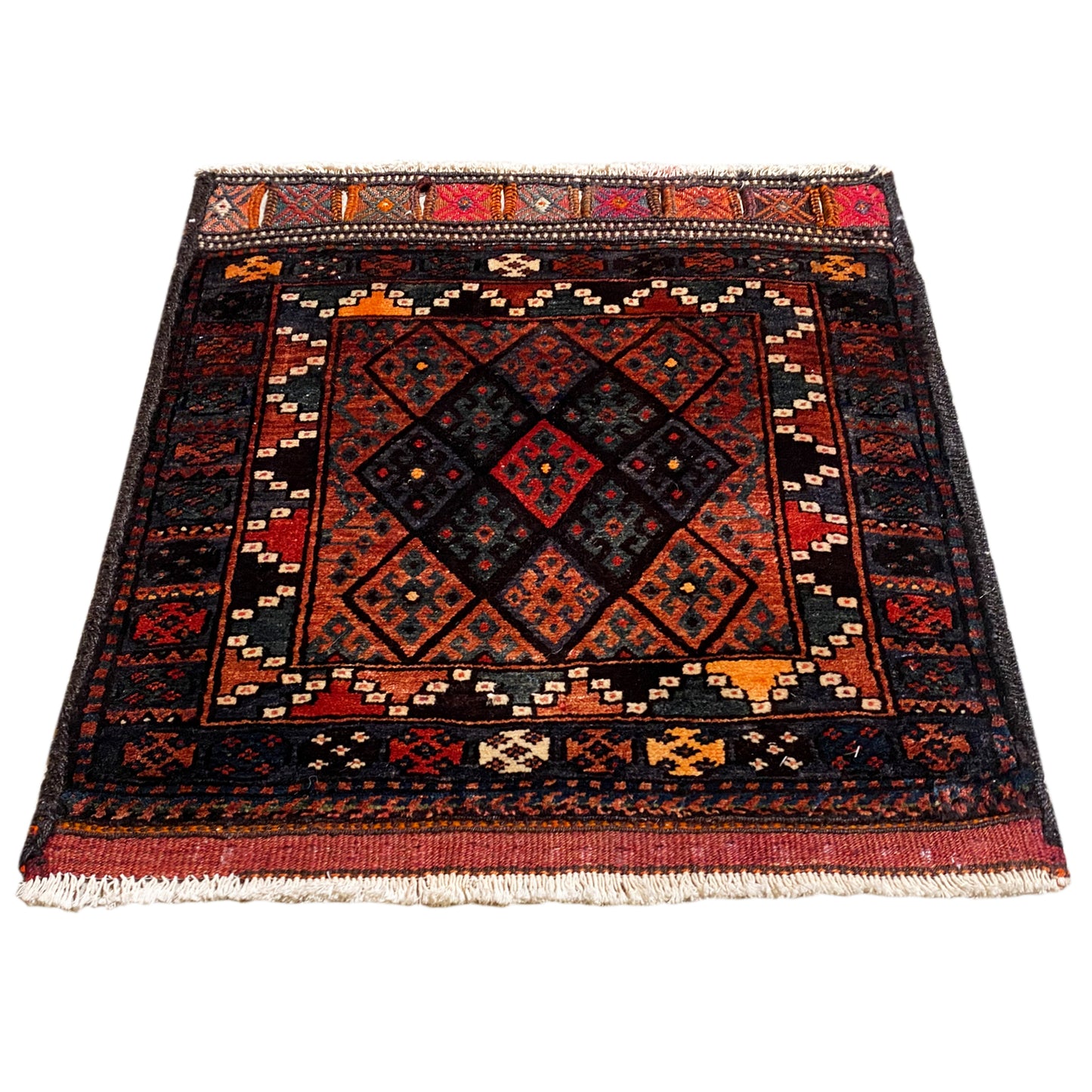 Hamedan Poshti Teppich - 76x72 cm