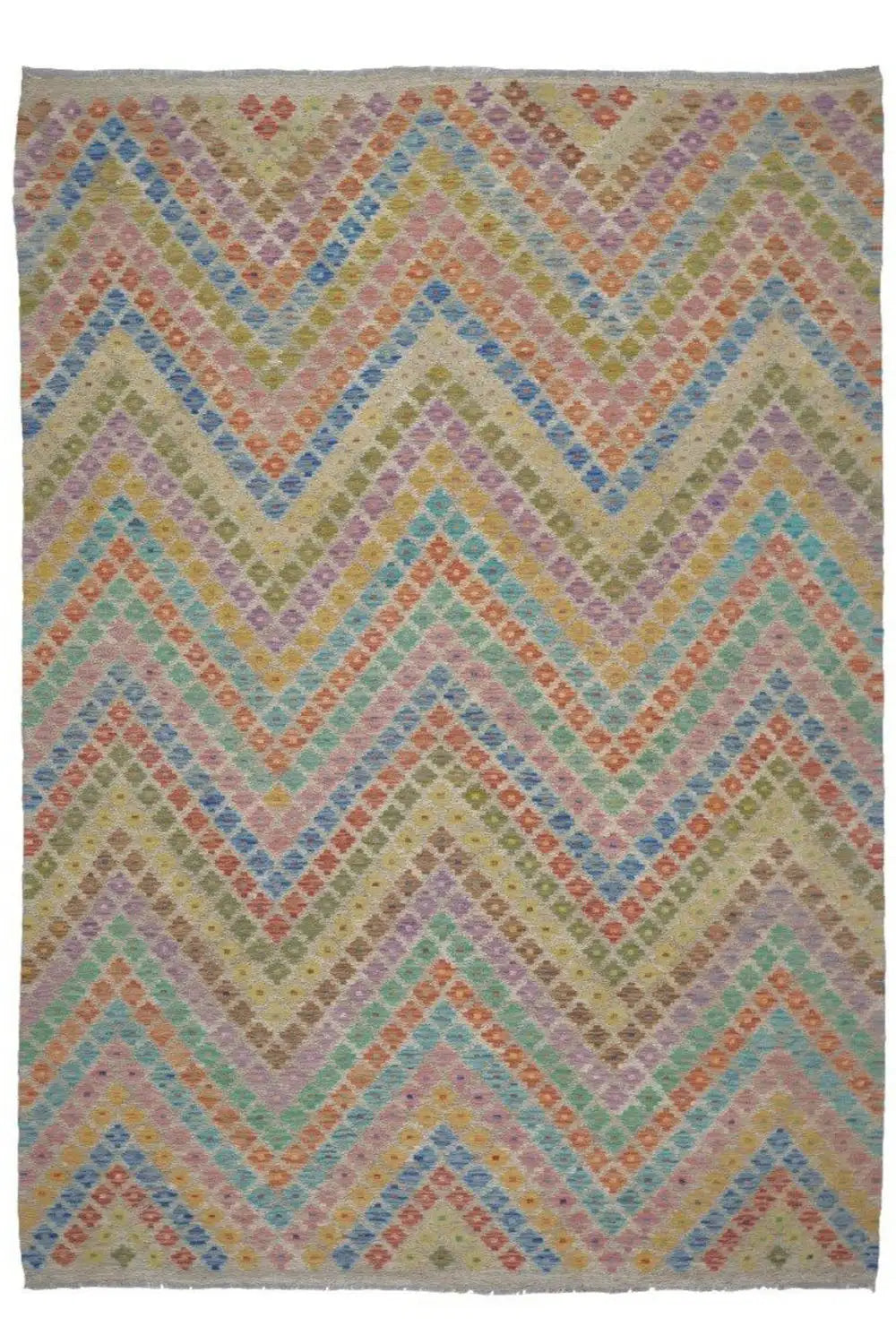 Kelim - Afghan (298x210 cm) - German Carpet Shop