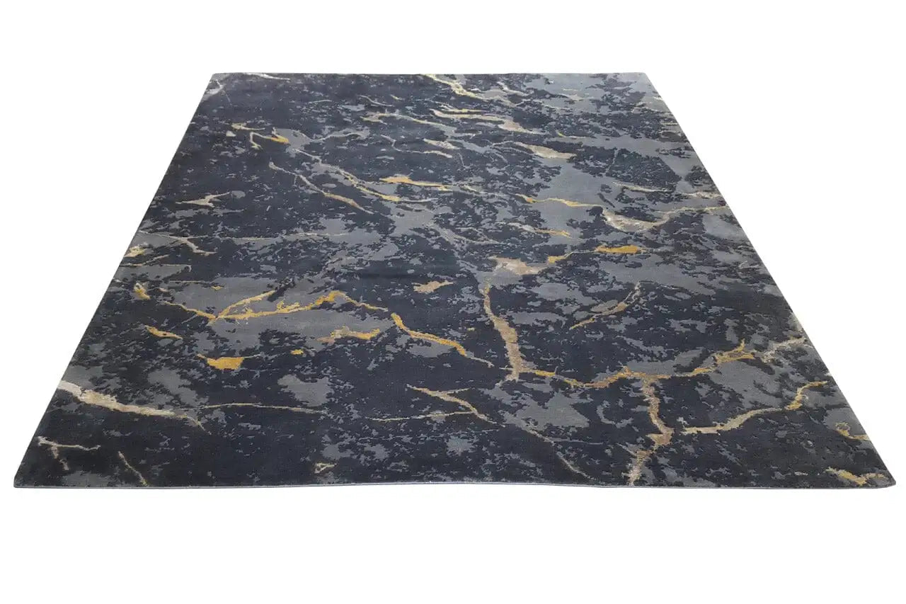 Designer Rug by Pascal Walter - Marble Black (307x253 cm) - German Carpet Shop