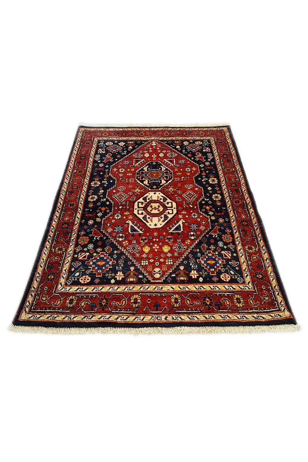 Qashqai Exklusiv 9400048 - (125x94 cm) - Premium Teppich from German Carpet Shop - Just €890! Shop now at German Carpet Shop