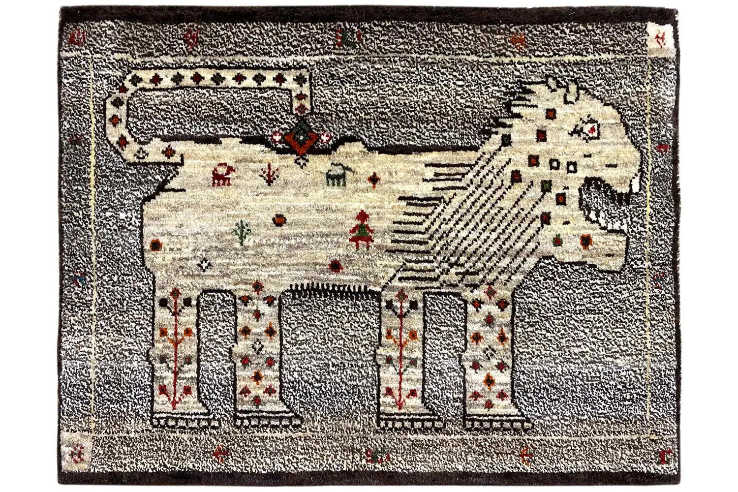 Löwen Gabbeh (93x66 cm) - German Carpet Shop