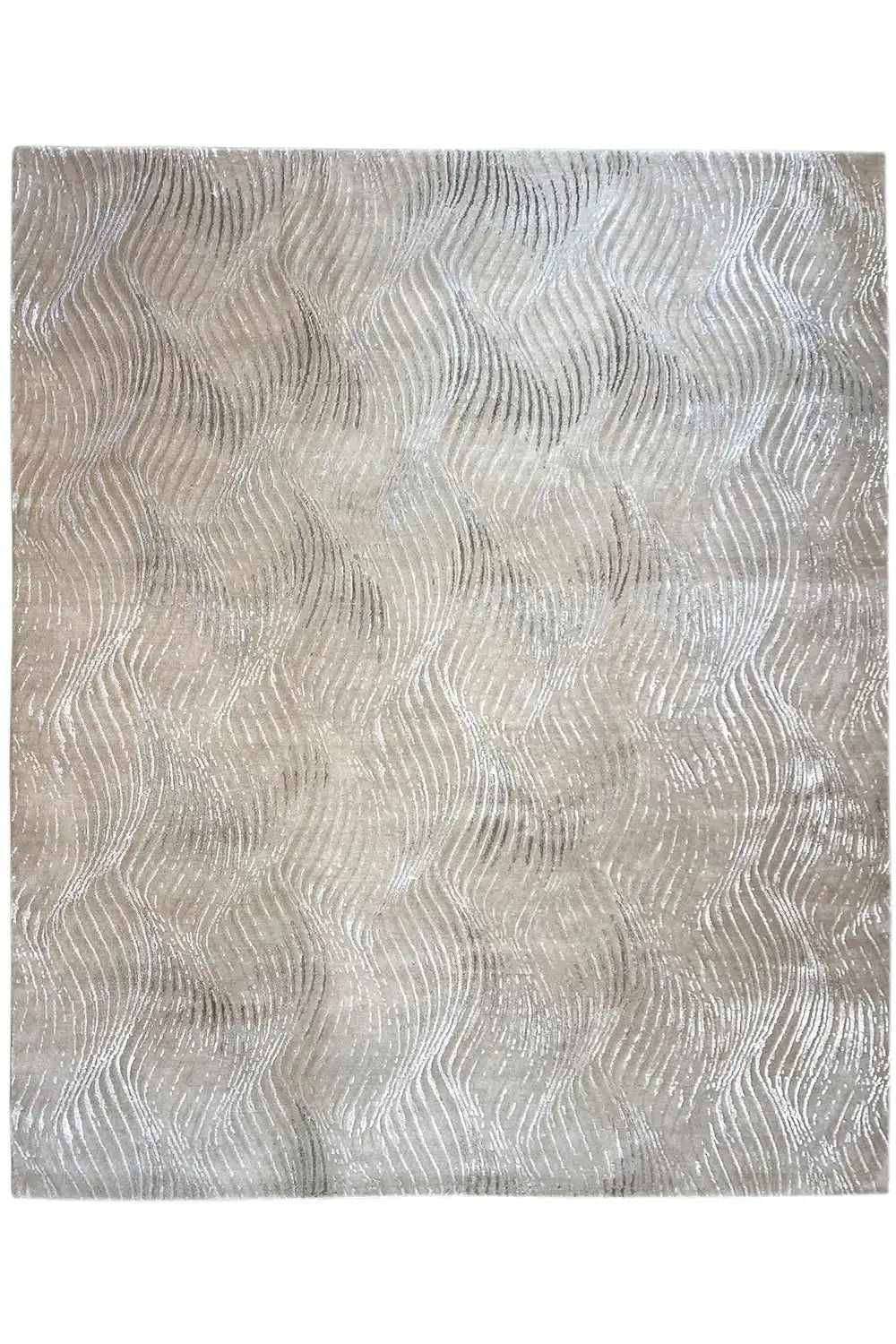 Designer Rug by Pascal Walter - Waves (307x252 cm) - German Carpet Shop