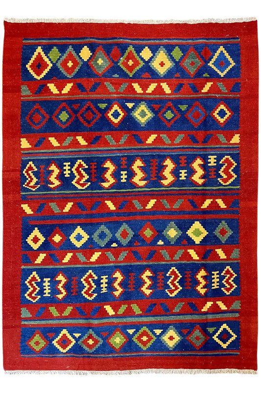 Kilim Qashqai  - 802422 (235X170 cm) - Premium Kelim from German Carpet Shop - Just €360! Shop now at German Carpet Shop