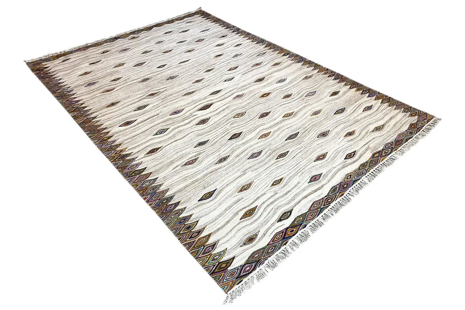 Moderne Kelim - Dhurrie - (160x230 cm) - German Carpet Shop