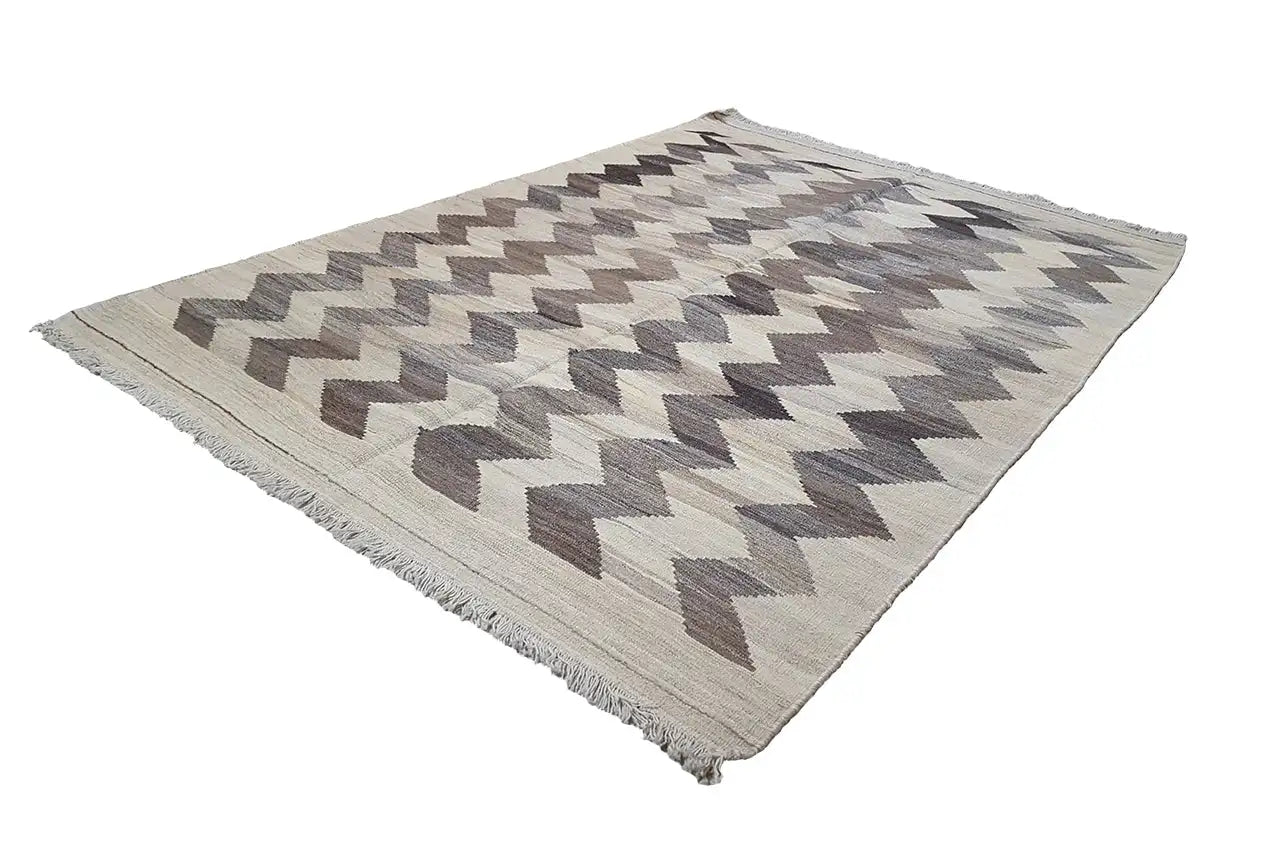 Kilim Qashqai - 203170 (224x158 cm) - Premium Kelim from German Carpet Shop - Just €319! Shop now at German Carpet Shop