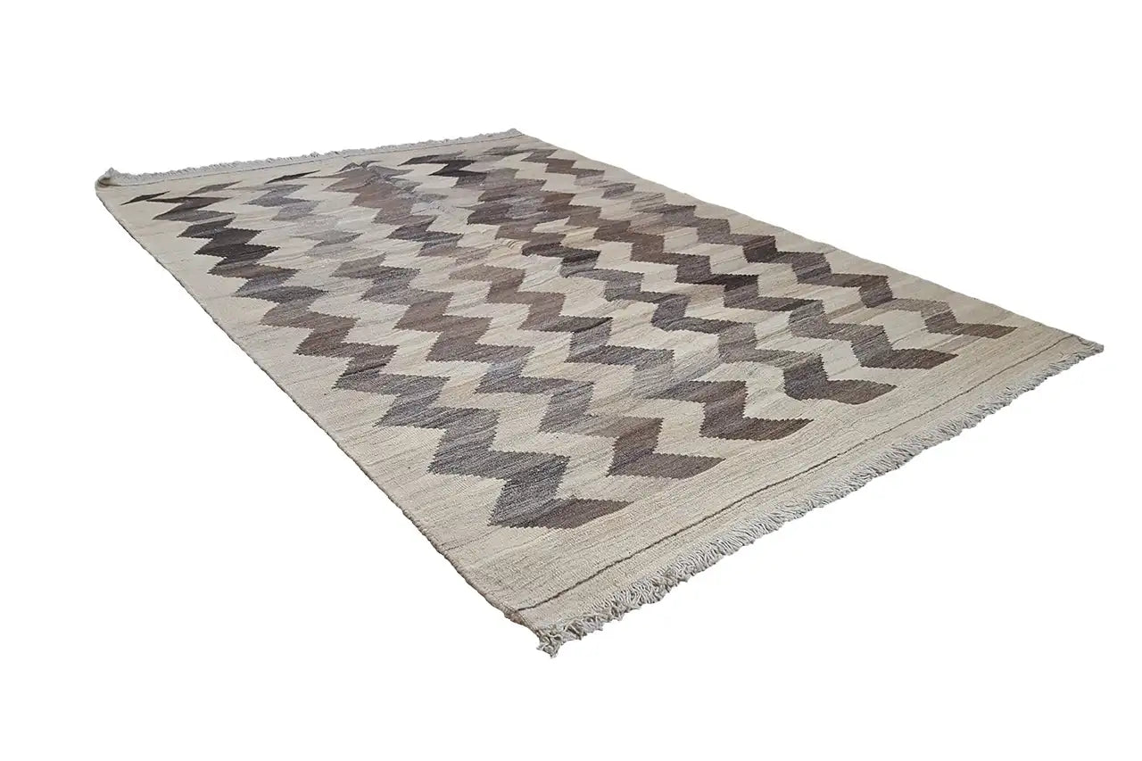 Kilim Qashqai - 203170 (224x158 cm) - Premium Kelim from German Carpet Shop - Just €319! Shop now at German Carpet Shop