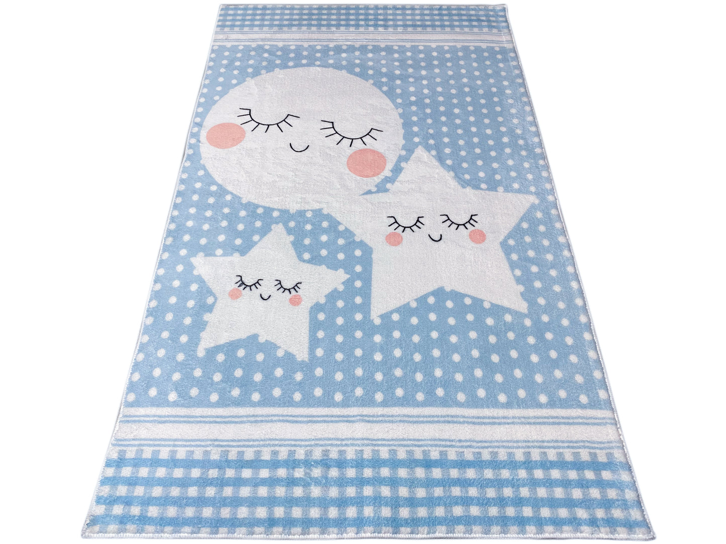 Kinderteppich „Sternenwelt“, Blau, 160x230 cm