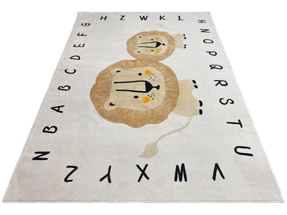 Kinderteppich „Löwe“, Beige, 160x230 cm