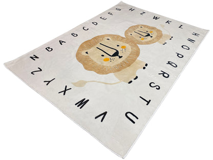 Kinderteppich „Löwe“, Beige, 160x230 cm
