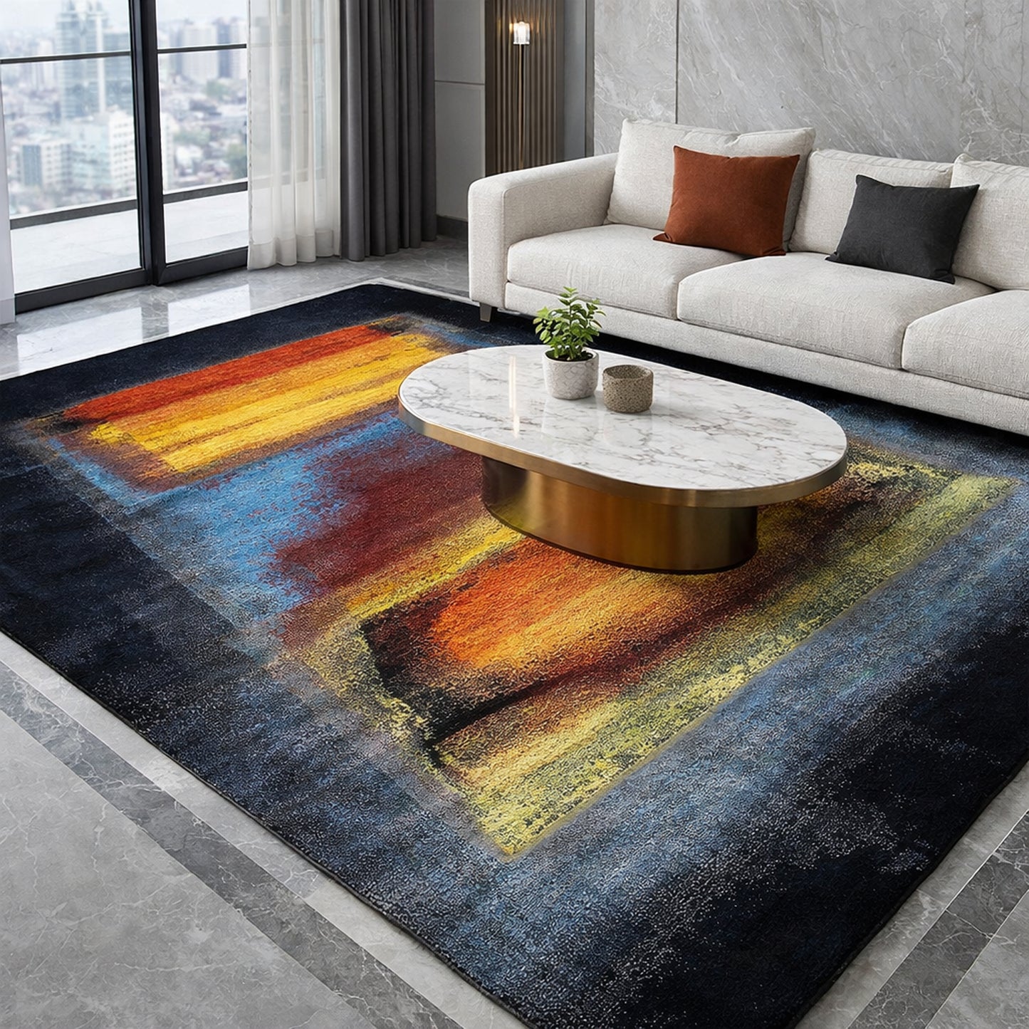 Designer Teppich - 365x273cm
