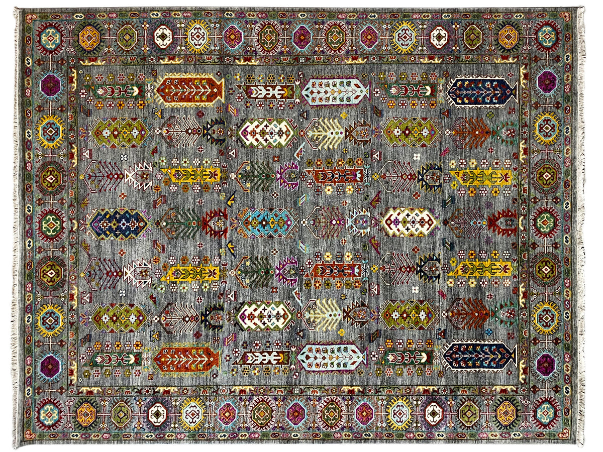 Indo Afghan Teppich - 302x238 cm