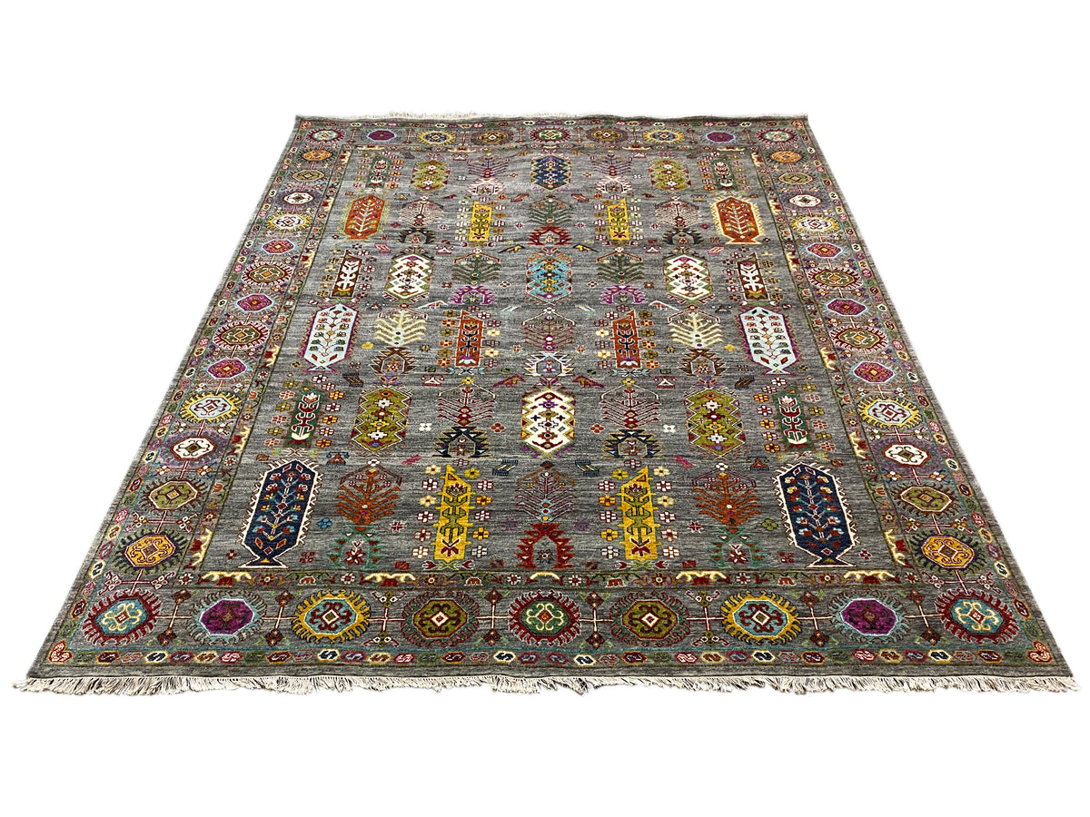 Indo Afghan Teppich - 302x238 cm