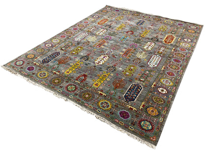 Indo Afghan Teppich - 302x238 cm
