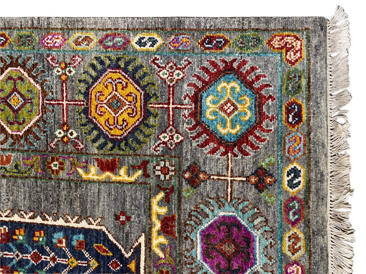Indo Afghan Teppich - 302x238 cm