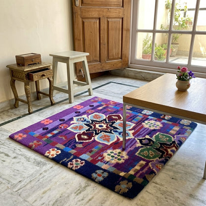 Designer-Teppich - 77x62 cm