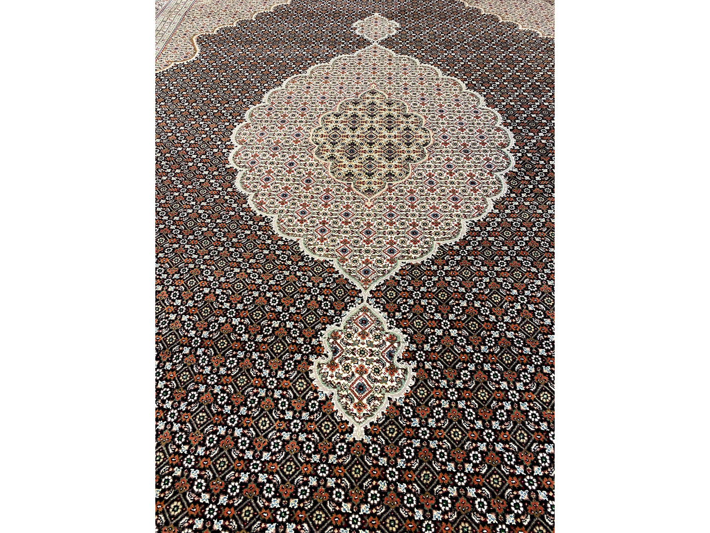 Indo Täbriz Teppich - 346x247 cm