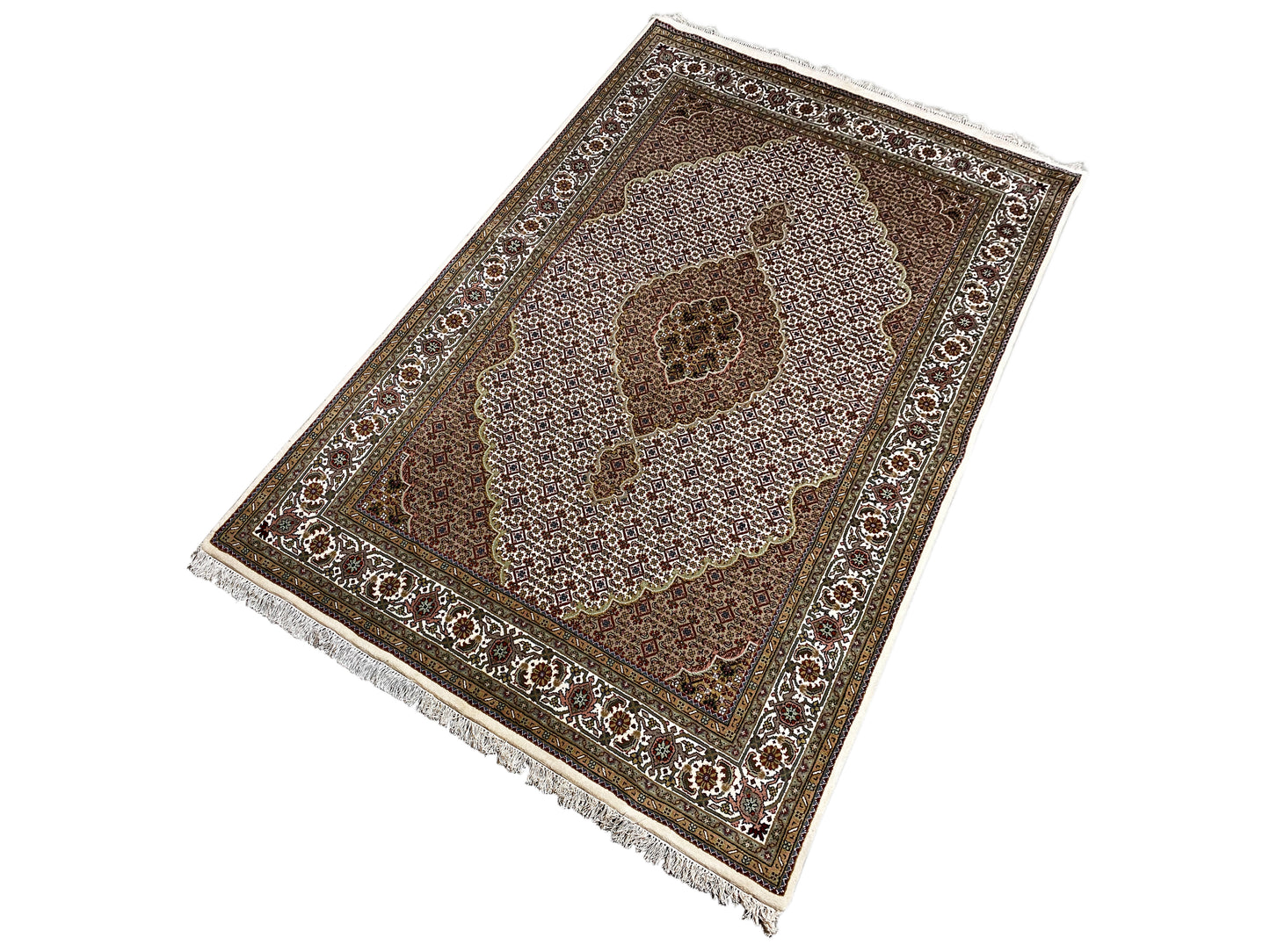 Indo Täbriz Teppich (245x173 cm)