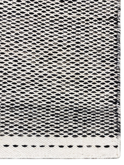 Schwarz Kelim Teppich - 160x230 cm