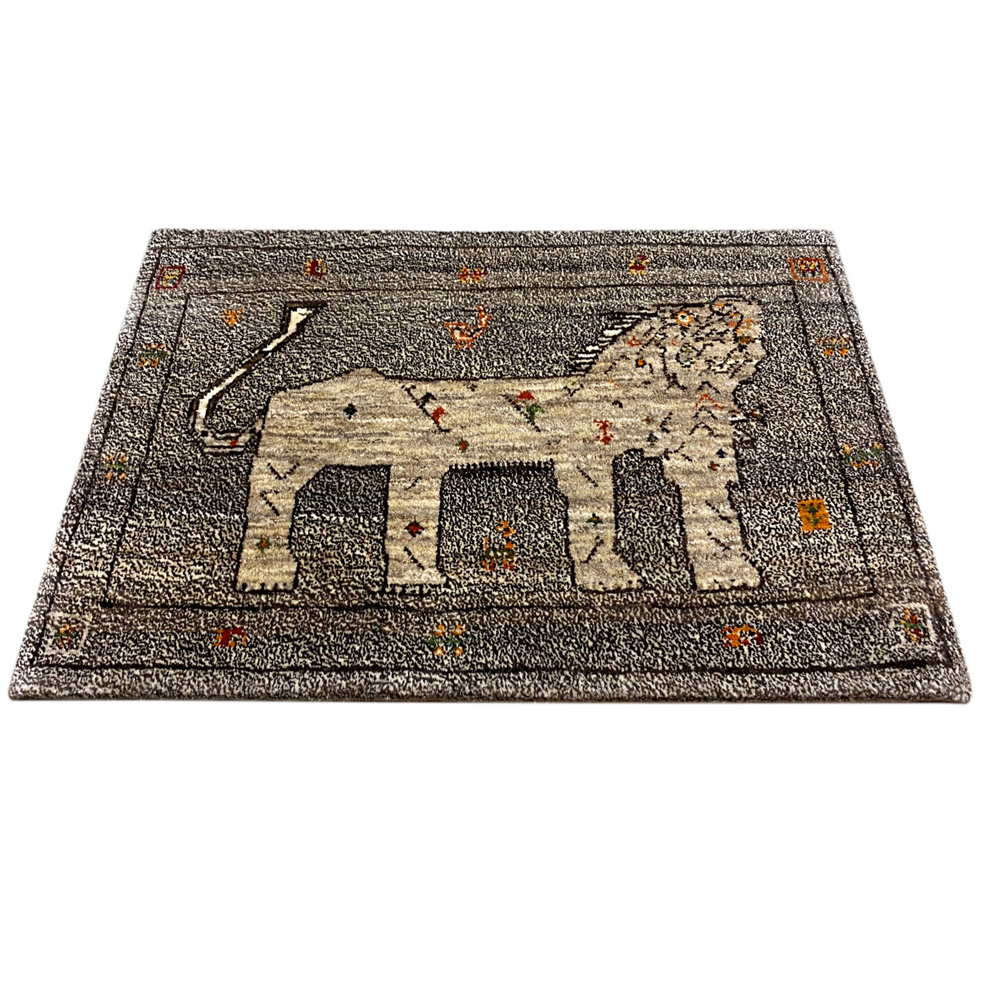 Löwen Gabbeh (96x65 cm) - German Carpet Shop