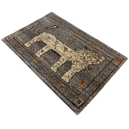 Löwen Gabbeh (96x65 cm) - German Carpet Shop