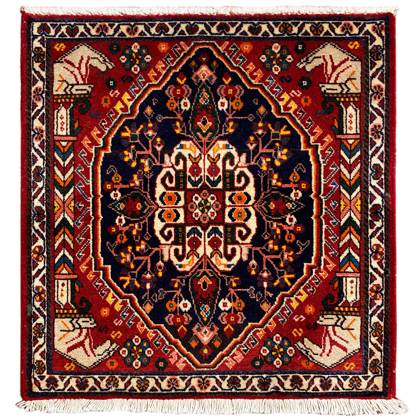 Poshti-Qashqai Teppich - 63x61 cm