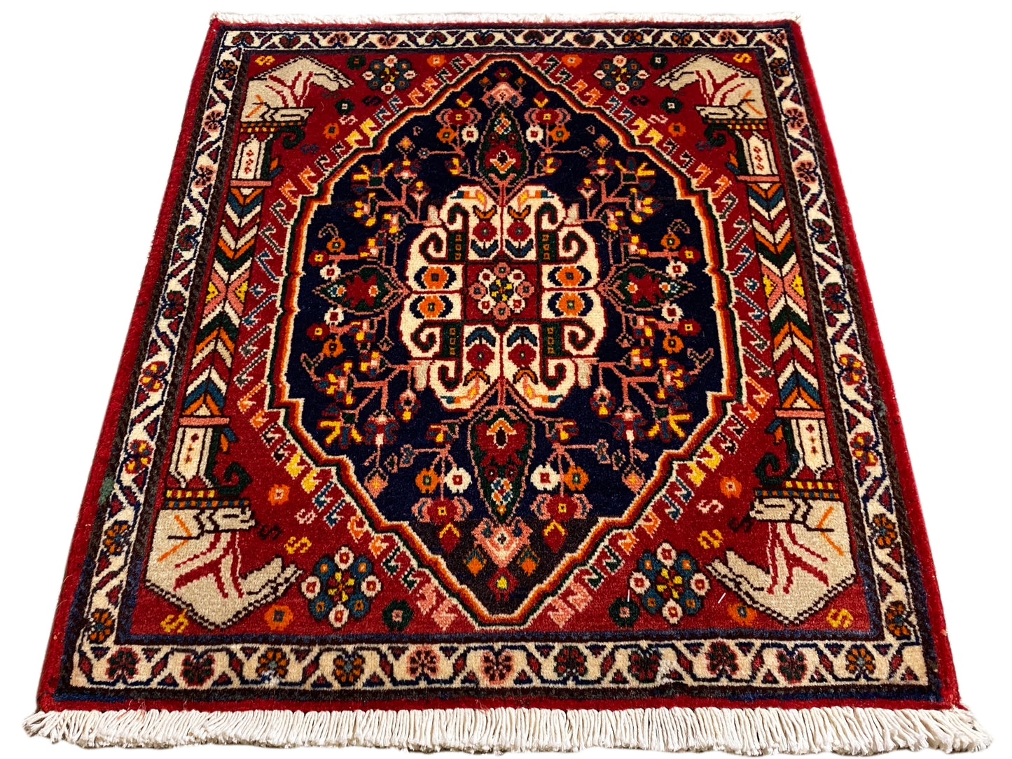 Poshti-Qashqai Teppich - 63x61 cm