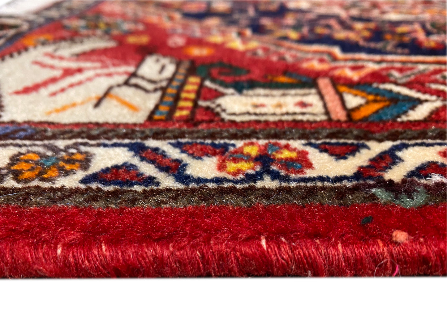 Poshti-Qashqai Teppich - 63x61 cm