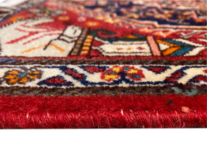 Poshti-Qashqai Teppich - 63x61 cm