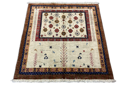 Qashqai Exklusiv 303648 - (102x97cm) - German Carpet Shop