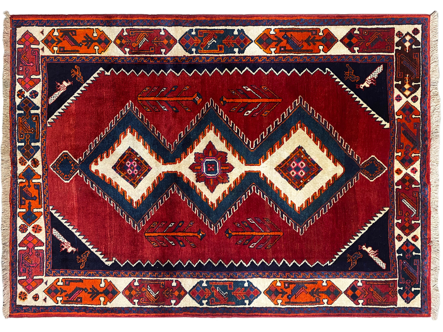 Shiraz Qashqai Teppich - 195x134 cm