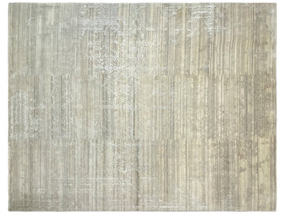 Zeitlos eleganter Teppich in Beige für offene Räume