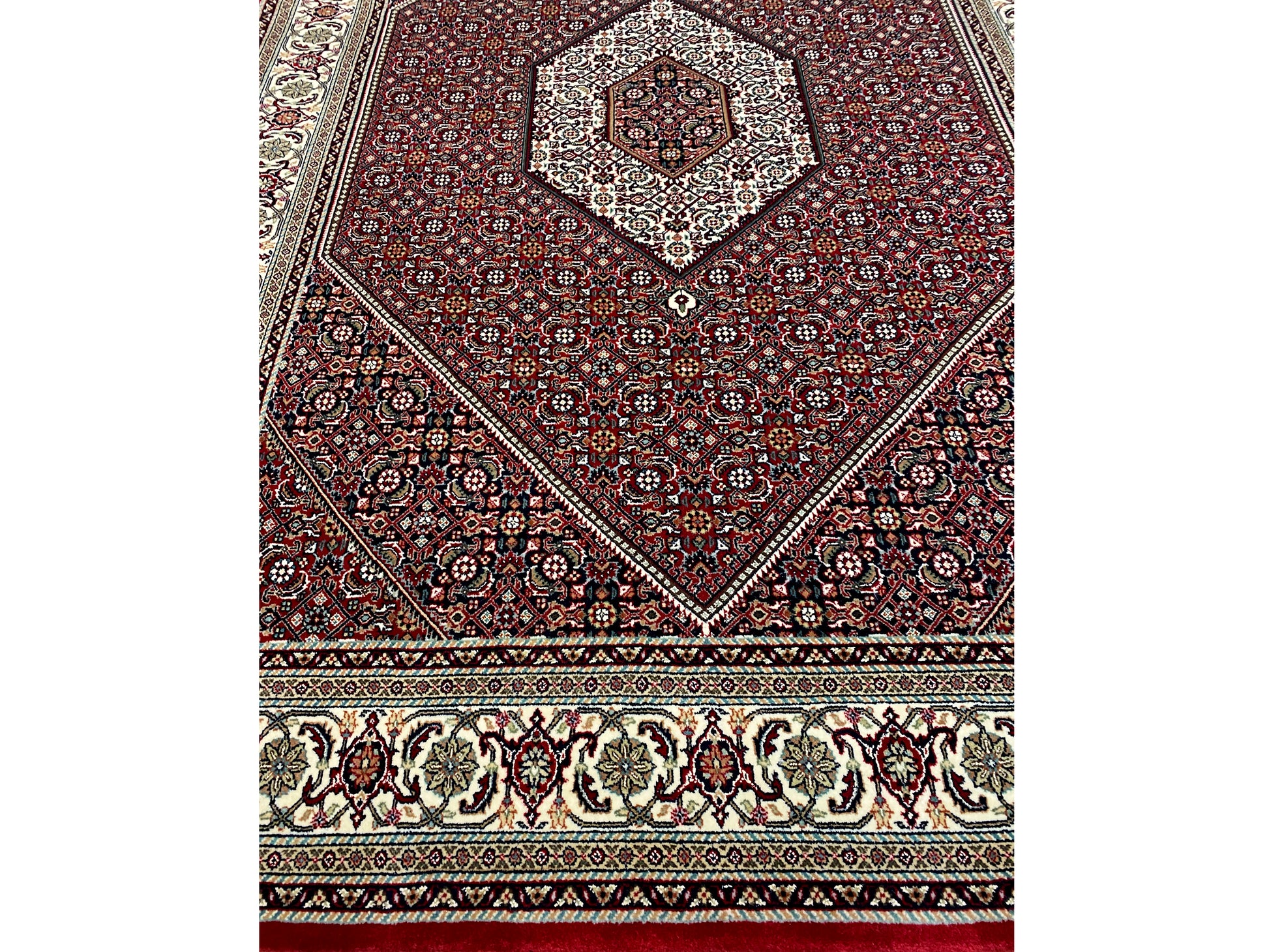 Orientalischer Bidjar Wollteppich 244x170 cm für Esszimmer oder Büro