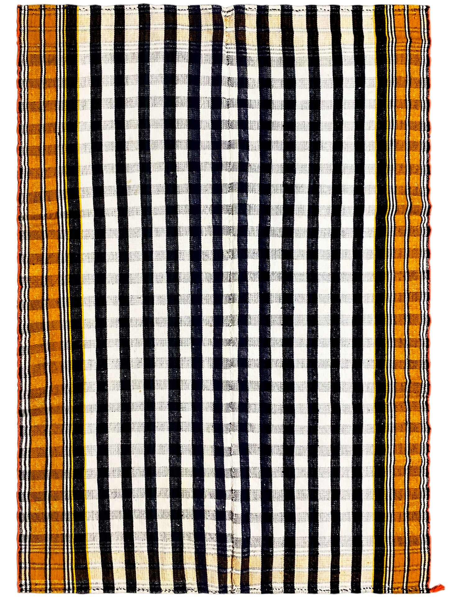 Schlafzimmer stilvoller Jajim Teppich aus Wolle mit traditionellem Webmuster