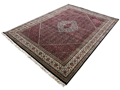 Bidjar Wollteppich rot, dicht geknüpft, hochwertiges orientalisches Design