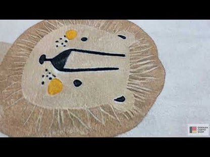 Kinderteppich „Löwe“, Beige, 140x200 cm