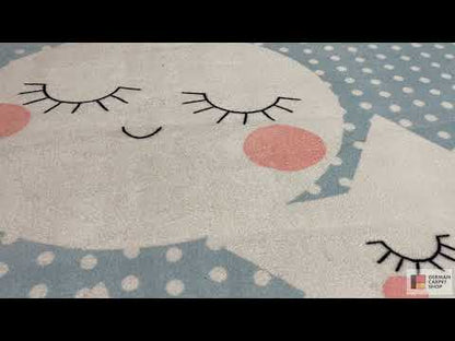 Kinderteppich „Sternenwelt“, Blau, 140x200 cm