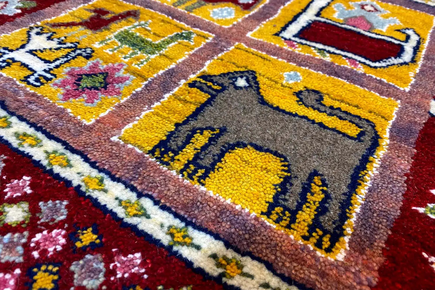 Gabbeh Lori Teppich (66x61cm) - German Carpet Shop