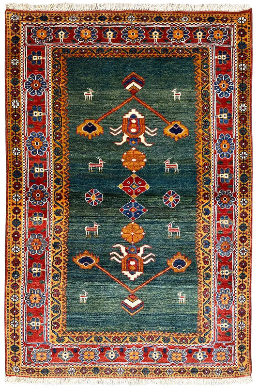  Gabbeh - Lori (162x110 cm) - Premium Teppich from German Carpet Shop - Just €669! Shop now at German Carpet Shop